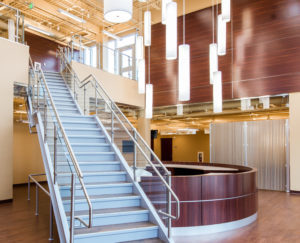 Minimally Invasive Vascular Care Center Lobby Stair