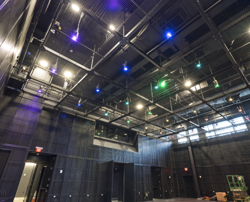 Studio Theatre Black Box Theatre Rainbow Ceiling Lighting Forrester Construction