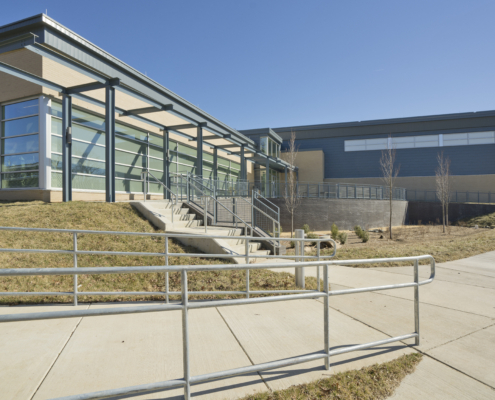 Sterling community center exterior Forrester Construction