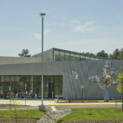 South County Aquatic Center Gray Building Exterior Forrester Construction