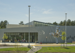 South County Aquatic Center Gray Building Exterior Forrester Construction