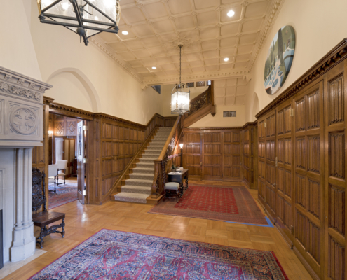 Embassy of Luxembourg lobby with staircase Forrester Construction