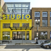 Studio Theatre - Yellow Exterior Studio Sign Street View Forrester Construction