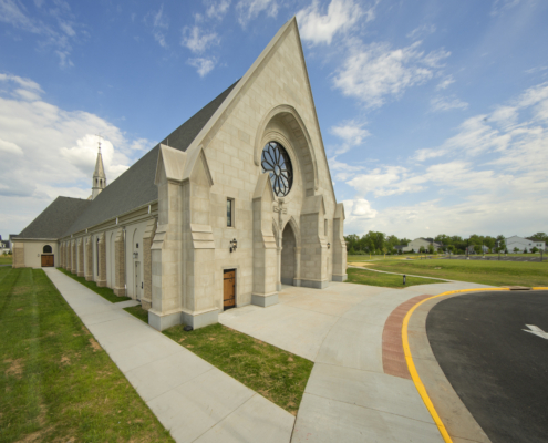 Corpus christi catholic church exterior Forrester Construction