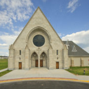 Corpus christi catholic church exterior - Faith based Project built by Forrester Construction