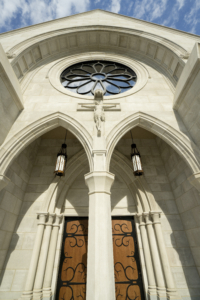 Corpus christi catholic church exterior Forrester Construction