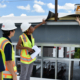 Forrester Construction intern and project manager giving site tour