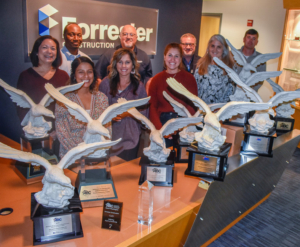 Forrester Construction Award Wins