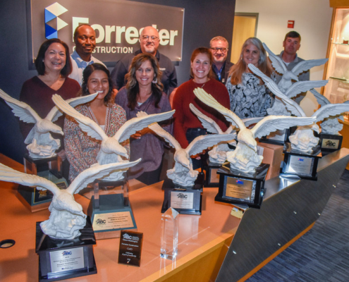Forrester Construction Award Wins
