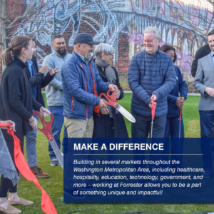 Forrester Construction College Students Insternship Entry Level Project Engineer Making a Difference