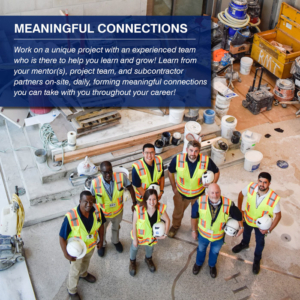 Forrester Construction - Careers for College Students (Internships Entry Level Project Engineers) Meaningful Connections Image