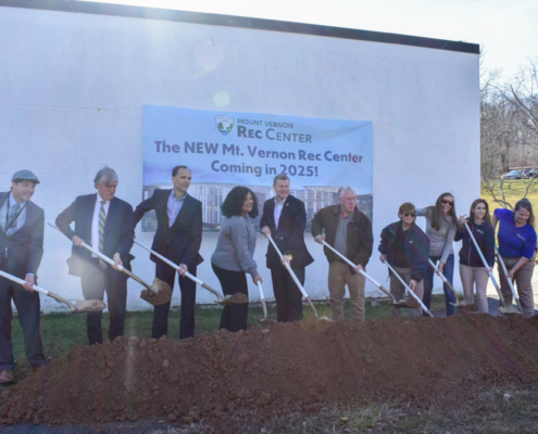 Mt Vernon Rec Center Groundbreaking Forrester Construction