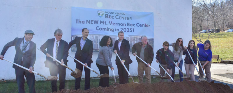 Mt Vernon Rec Center Groundbreaking Forrester Construction