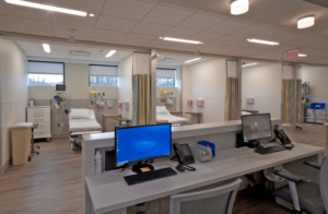 Harborside ASC Back Nurse Station Patient Bays