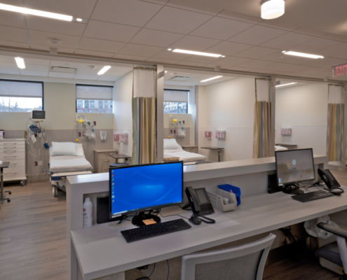 Harborside ASC Back Nurse Station Patient Bays