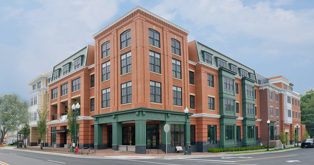 Sunrise of Vienna Senior Living Community - Final Photo of front exterior facade - Ken Wyner Photography - Forrester Construction Company