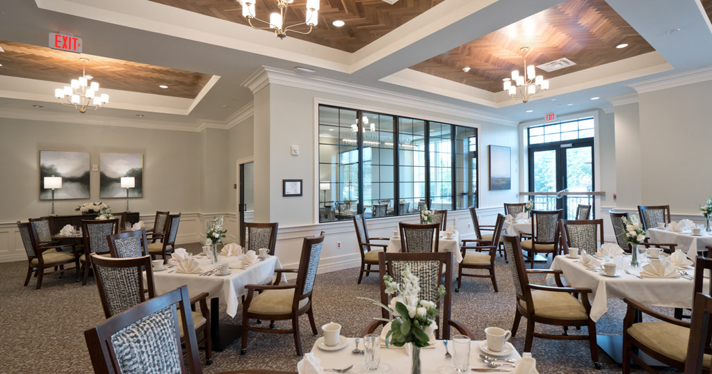 Sunrise of Vienna Final Photo of Dining Area - Ken Wyner Photography - Forrester Construction Company