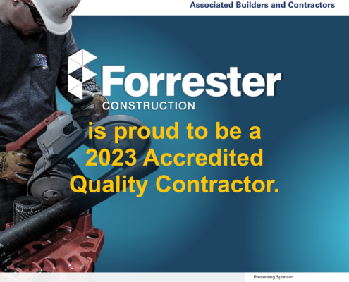 Forrester Construction Named Accredited Quality Contractor for 2023