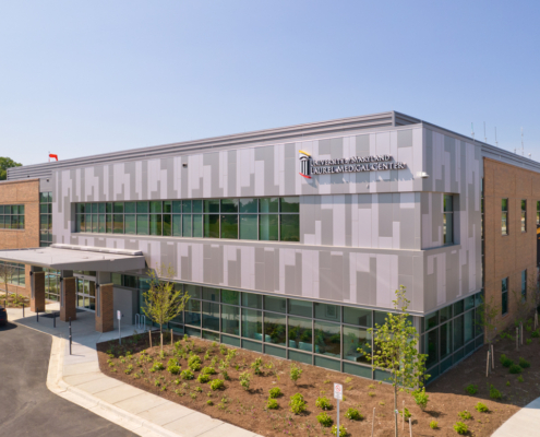Forrester Construction University of Maryland Laurel Medical Center Project Exterior Photo